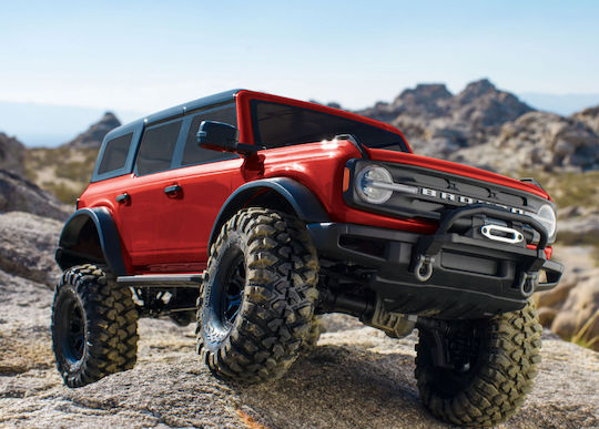 Traxxas Ford Bronco Mașină Teleghidată Crawler Roșie