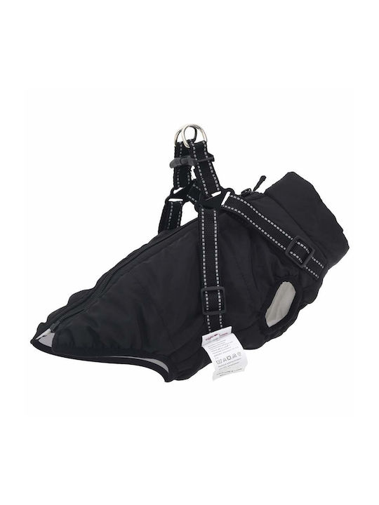 vidaXL Hundemantel Schwarz
