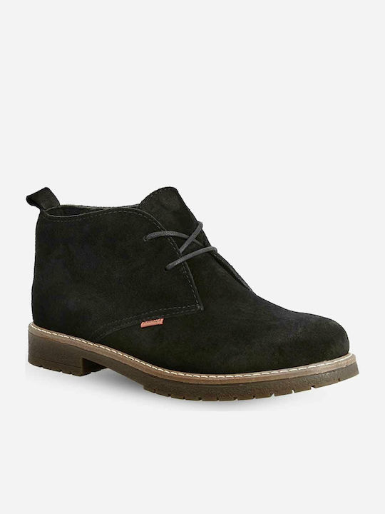 Suede Women's Ankle Boots Black