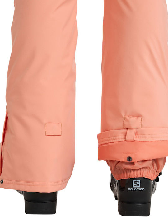 Roxy Snow Backyard ERJTP03277-MGK0 Γυναικείο Παντελόνι Σκι & Snowboard Πορτοκαλί