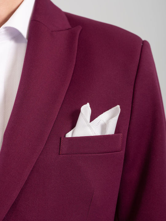 Men's Suit Jacket burgundy