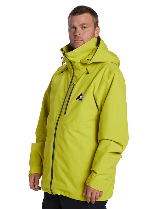DC Basis 30k ADYTJ03059-GHS0 Ανδρικό Μπουφάν για Σκι & Snowboard Πράσινο