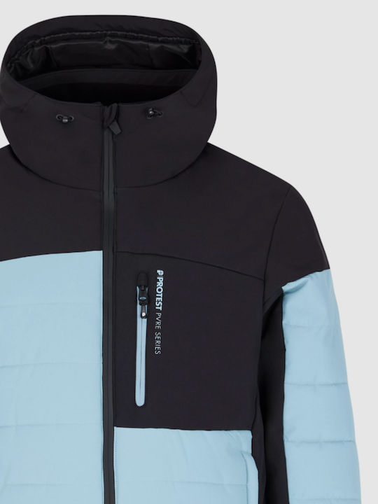 Protest 6711344-397 Männer Jacke aus Weiche Schale für Ski & Snowboard Blau