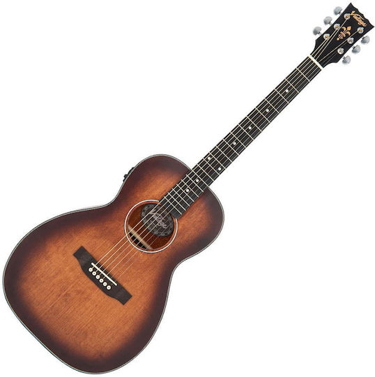 Vintage Semi-Akustik Gitarre Parlour Spruce