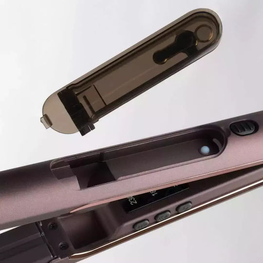 Labor Pro Plum Vapor 8735115 Hair Straightener with Steam and Ceramic Plates 25mm