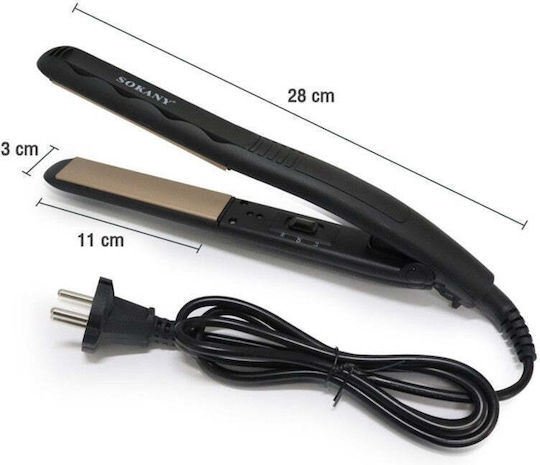 Sokany SR-028 Hair Straightener with Ceramic Plates 30W