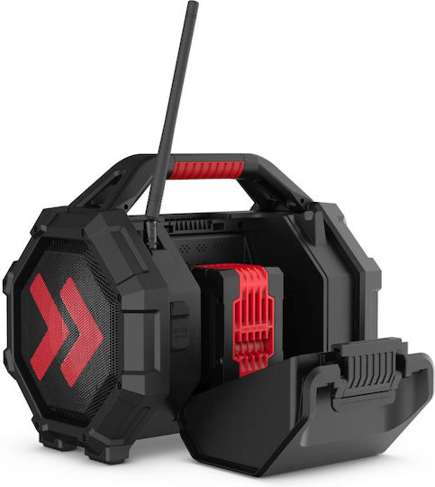 PerfectPro OCT-18V Tragbares Radio DAB+ mit Bluetooth Schwarz