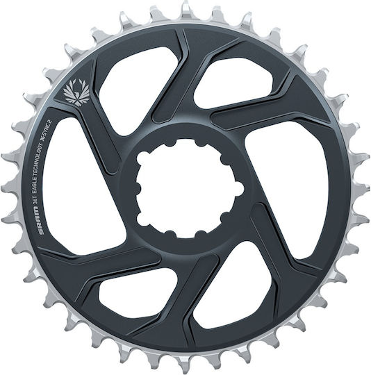 Disc Leaf Sram Eagle X-sync2 36t Direct Mount 6mm Offset Alum 12 Speedblack