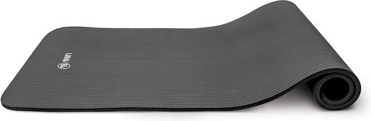 AMILA Exercise Mat Black with Carry Strap (142x60x1.2cm)