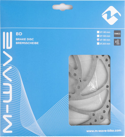 M-Wave Fahrrad-Bremsscheibe 180mm