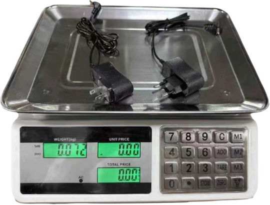 836g Electronic Retail Scale with 40kg Maximum Weight and 836g Measurement Accuracy
