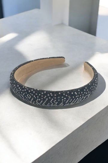 Stirnband Haar Schwarz