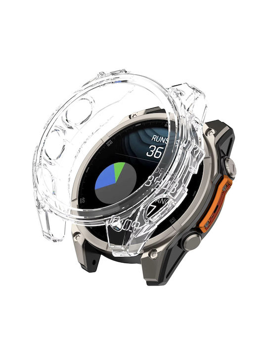 Силиконов Калъф в Прозрачен цвят за Garmin Fenix 8 43 мм Силиконов Калъф в Прозрачен цвят за Garmin Fenix 8 43 мм