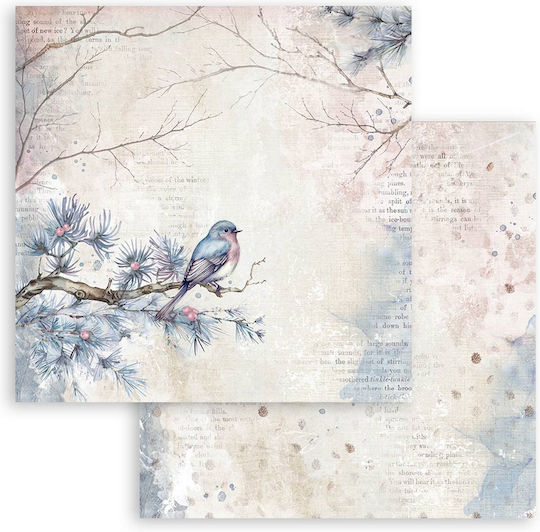 Скрапбукинг хартии 10 бр. 20.3×20.3 см Stamperia Create Happiness Dewdrops