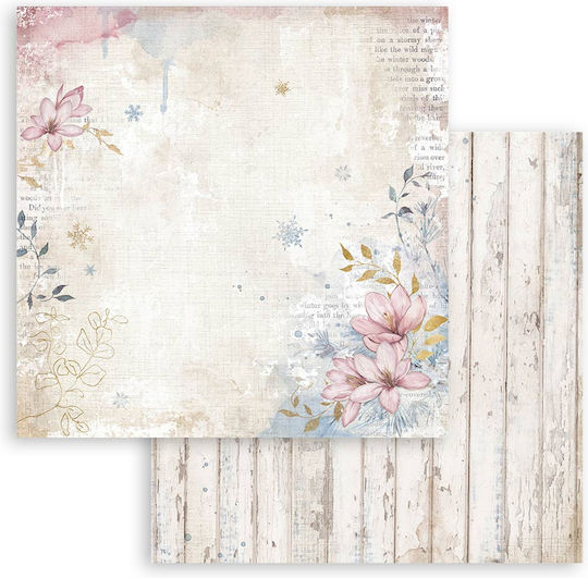 Скрапбукинг хартии 10 бр. 20.3×20.3 см Stamperia Create Happiness Dewdrops