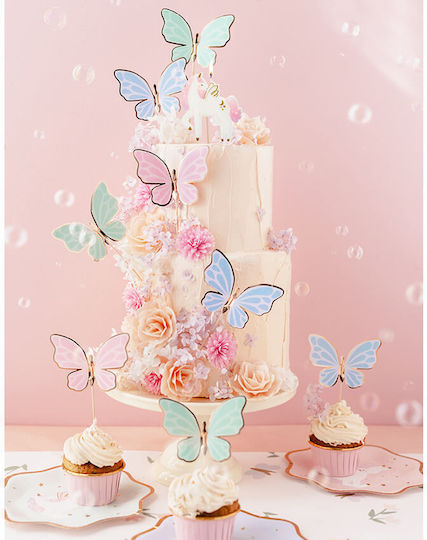 PartyDeco Decorative Cake Topper Sticks 9 Pieces