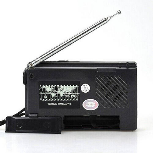 KK909B Mini Radio Battery Black