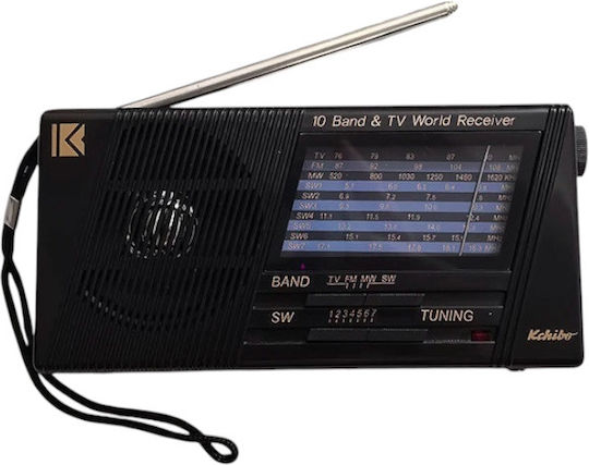 KK8108T Джобно Радио на Батерии Черно