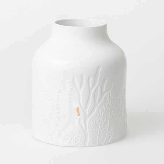 Raeder Vase aus Porzellan Weiß F21xH25cm Raeder Vase aus Porzellan Weiß F21xH25cm