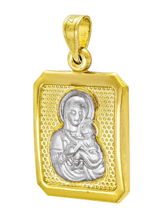 Kiriakos Gofas Pendant Constantine Coin Gold 9K