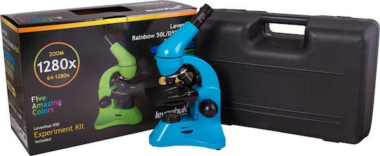 Levenhuk Rainbow 50l Plus Azure Органичен / Дигитален Микроскоп