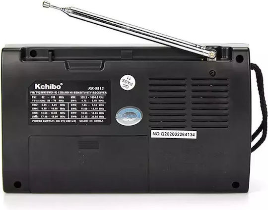 KK9813 Mini Radio Battery Black