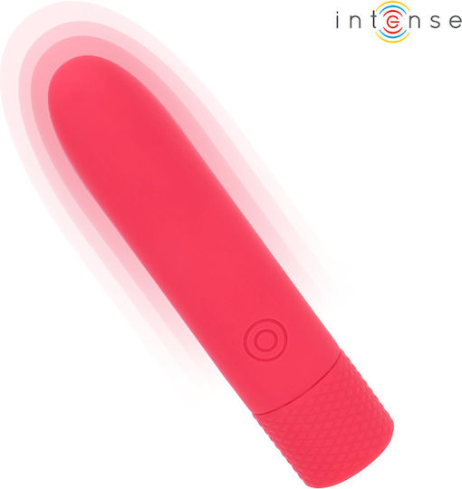 Intense Rechargeable Vibrating Mini Δονητής Bullet 10cm Κόκκινος