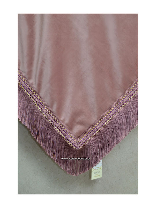 Liolios Home Tischtuch Old Pink 140x180cm