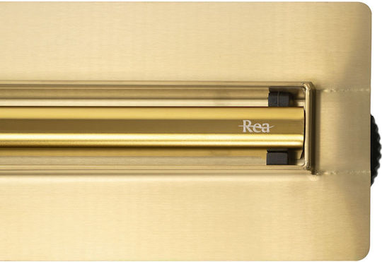Γραμμική Αποχέτευση Rea Neox Slim Pro Gold 100