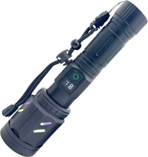 Rechargeable Flashlight LED with Maximum Brightness 1000lm