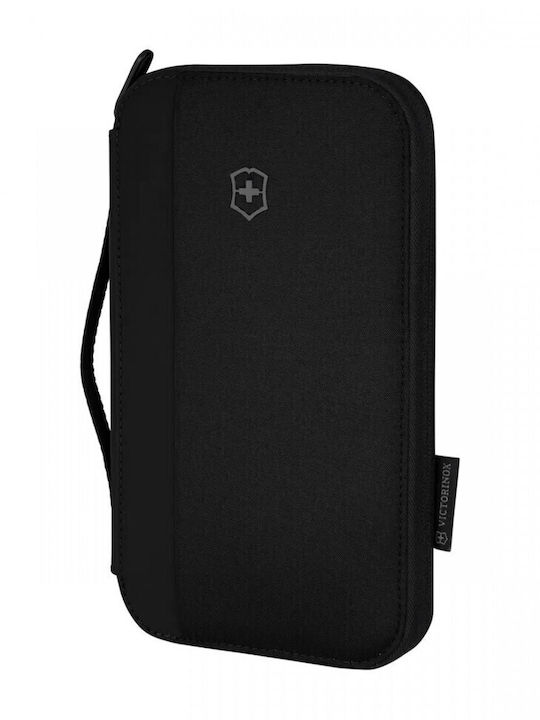 Travel Essentials Herren Geldbörse Reise mit RFID Schwarz