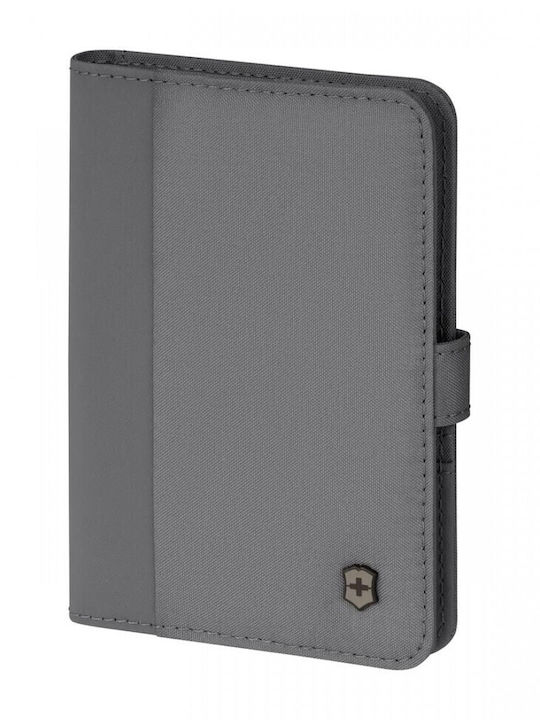 Travel Essentials Men's Wallet Travel with RFID Gray