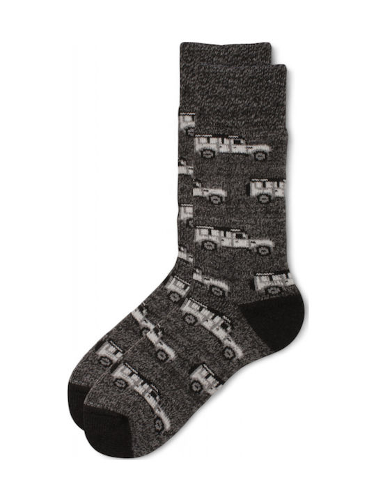 Soma Socks Ανδρικές Κάλτσες Γκρι μελανζέ