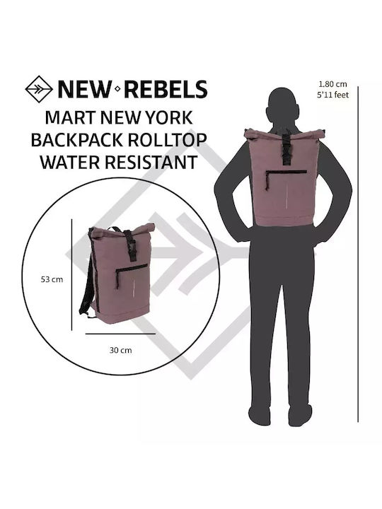 New Rebels Waterproof Backpack Backpack for 15" Laptop Purple 51.113514