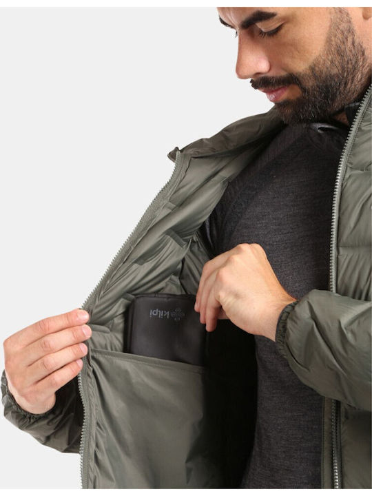 Μπουφάν Puffer Dark Green