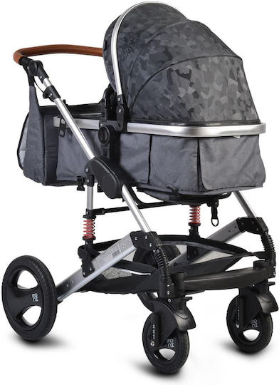 Moni Gala Premium Adjustable 2 in 1 Baby Stroller Suitable for Newborn Gray 12kg