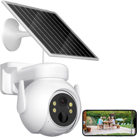 XO CR10 IP Überwachungskamera Wi-Fi Full HD+ 2.3MP Wasserdicht Batteriebetrieben mit Mikrofon