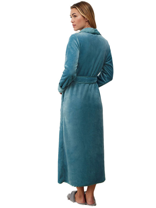 Promise Winter Women's Robe Light Blue