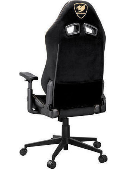 Cougar Royal F Καρέκλα Gaming Δερματίνης με Ρυθμιζόμενα Μπράτσα Μαύρη