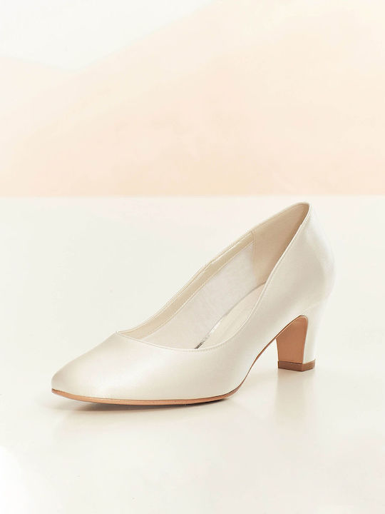 Bridal Satin Ivory Heel 6 Cm Grace