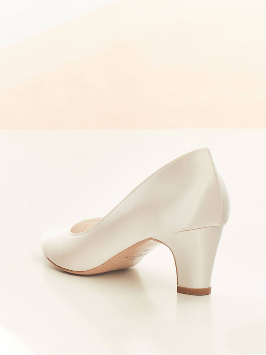 Bridal Satin Ivory Heel 6 Cm Grace
