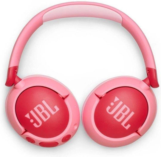 JBL Junior 470nc Wireless / Wired Kids' Over Ear Headphones with 50 Hours Playing Time Pink