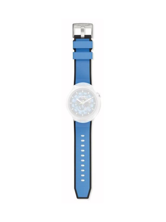 Swatch Rubber Strap Blue 19mm