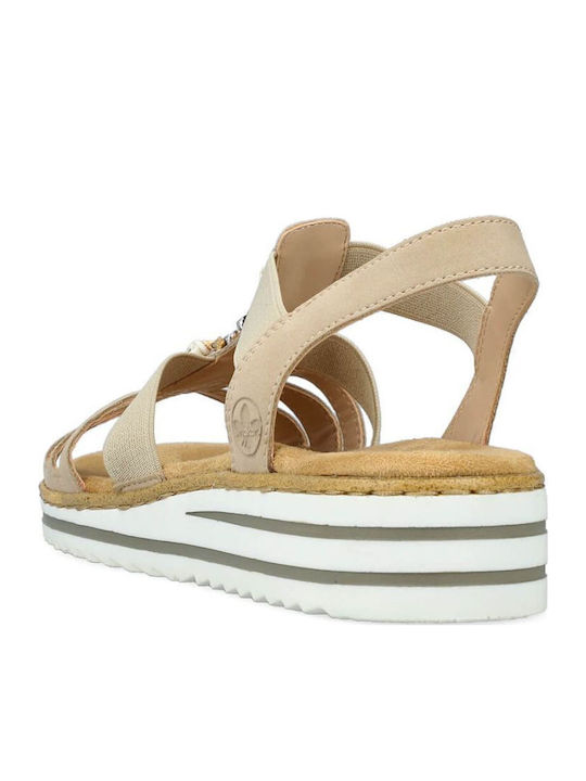 Γυναικεία Σανδάλια Beige/Cream