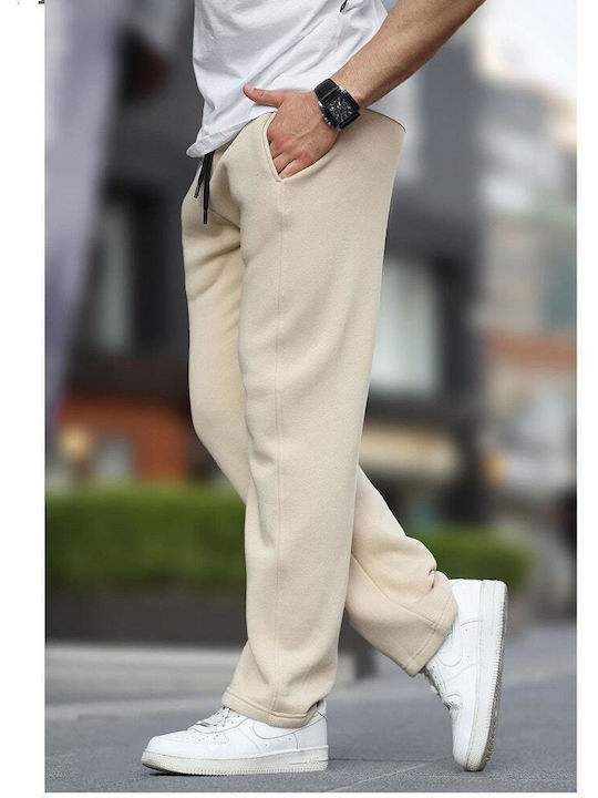 Sweatpants without Elastic Beige