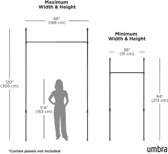 Umbra Διακοσμητικό Παραβάν Μεταλλικό 167x250cm