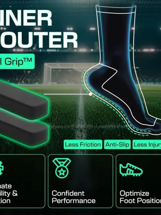 Lux Sports Ποδοσφαιρικές Κάλτσες Λευκό/ Μαύρο 1 Ζεύγος