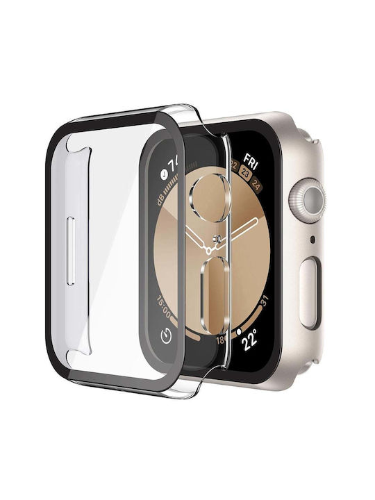 Techsuit Defense360 Pro Пластмасов Калъф със Стъкло в Прозрачен цвят за Apple Watch 4, 5, 6, SE (40 мм)