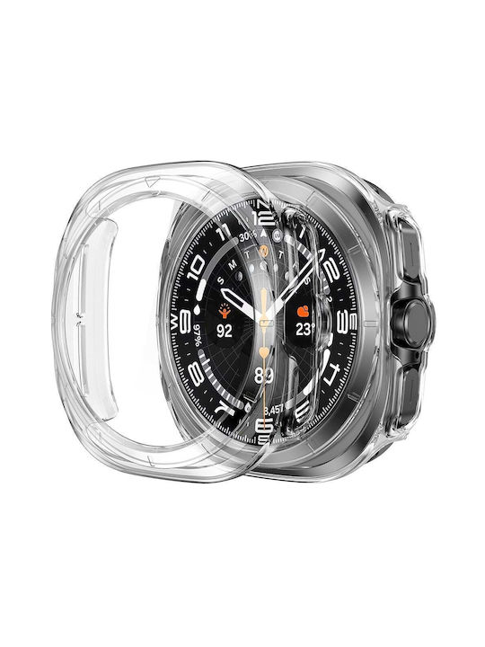 Techsuit Defense360 Pro Пластмасов Калъф със Стъкло в Прозрачен цвят за Samsung Galaxy Watch Ultra (47 мм)