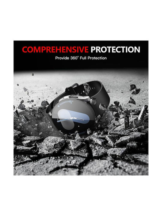 Techsuit Defense360 Pro Plastikhülle mit Glas in Transparent Farbe für Samsung Galaxy Watch7 (44 mm)
